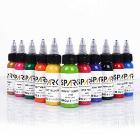 Suministra tinta de tatuaje mecánico