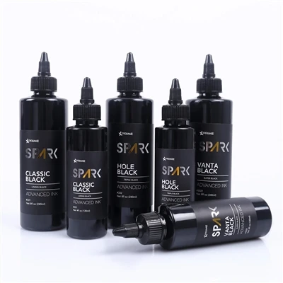 4oz Organic 3 Series Classic Black Hole Black Vanta Black Tattoo Ink tinta
