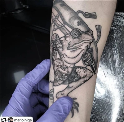 rana para tatuaje