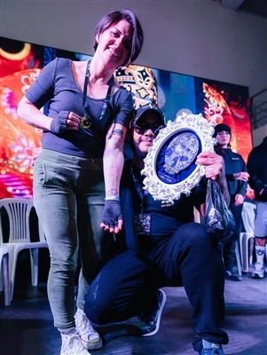 SPARK-El artista apoyado @Davis.quilumba gana el segundo lugar en el Quito Ta...