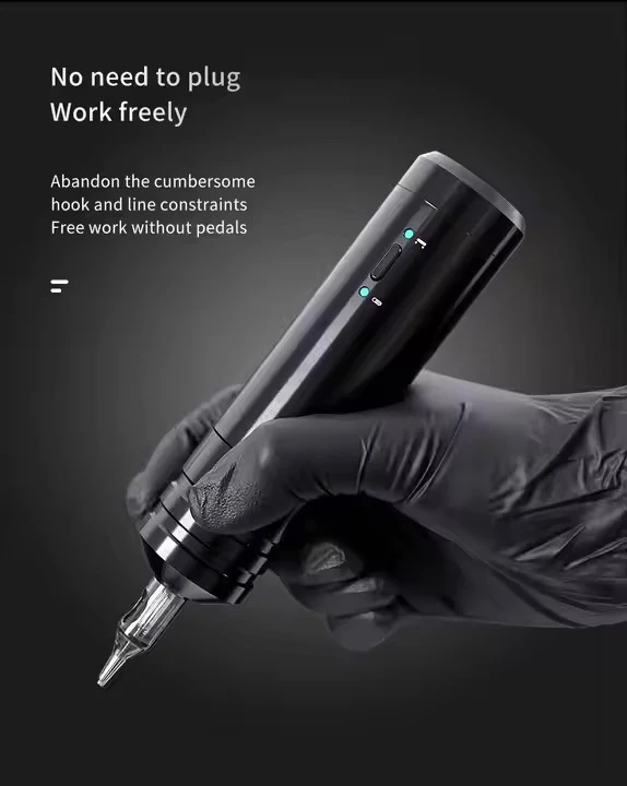 Máquina de tatuaje profesional de cartucho inalámbrico portátil