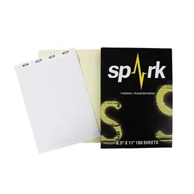 Spark Smooth Tattoo Paper Ink Jet High Gloss Detalle Papel de plantilla temporal Arte del cuerpo preciso
