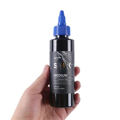 Conjunto de tinta de tatuaje eterno, pigmento de pintura ligera negra, lavado gris