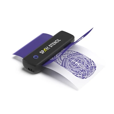 Impresora térmica portátil Bluetooth de alta-resolución, compatibilidad universal y batería de larga duración para plantillas de tatuajes para artistas