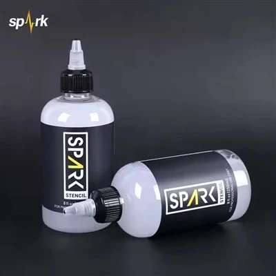 Cosas suaves de 4 fl oz gel de transferencia de plantilla líquida lavable para artistas de tatuajes de cuerpo y pie Tecnología de vacío