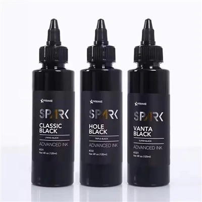 Spark Factory Custom de alta calidad Black Black Wash Pigment Mixer Triple Professional Vice Black Tattoo Ink