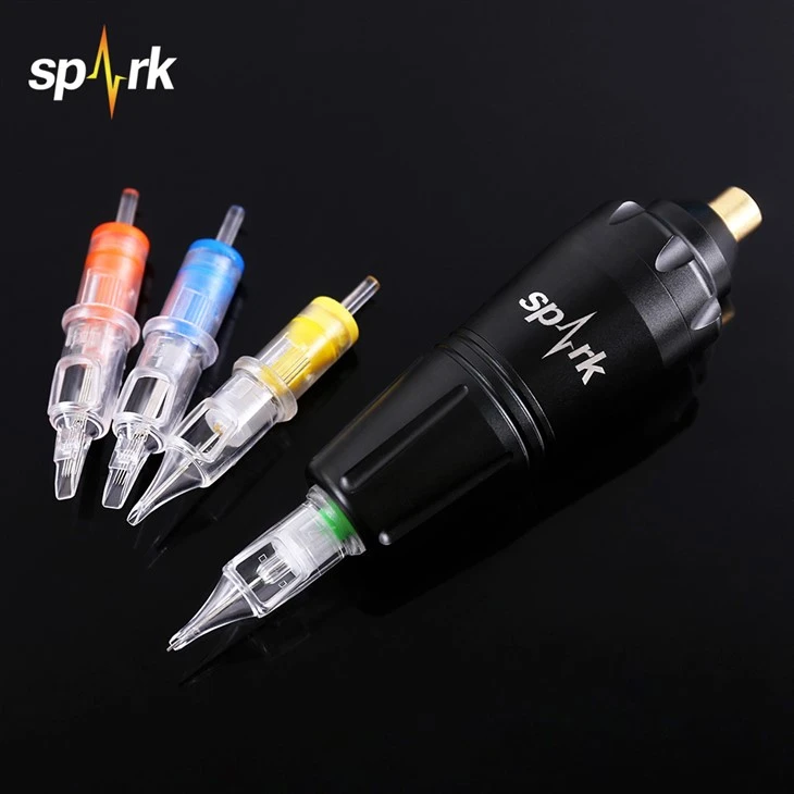 Spark RS Silicona de acero inoxidable Agujas de cartucho de tatuajes desechables para tatuajes y arte corporal
