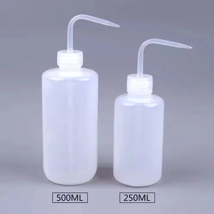 Botella de lavado de plástico de plástico para tatuajes