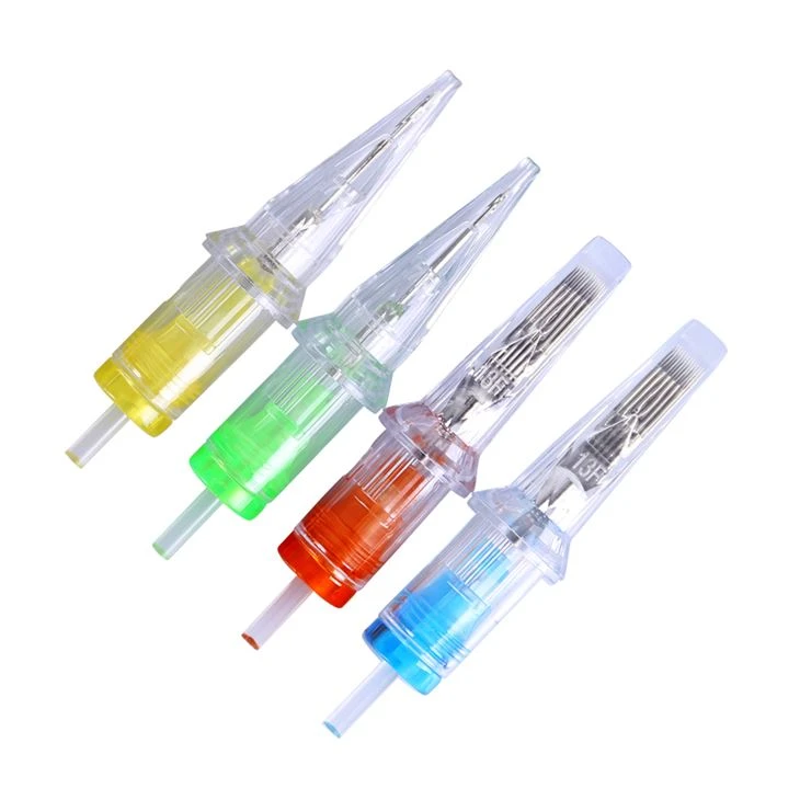 Spark Professional Tattoo Cartuchos Long Taper Tattoo Needle 0.35mm