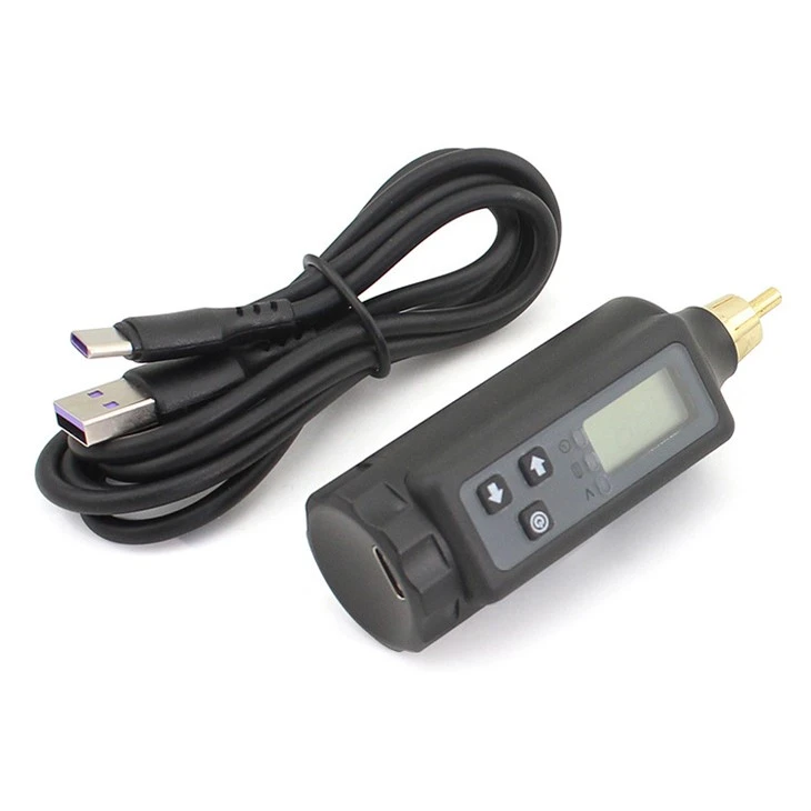 Fuente de alimentación inalámbrica para tatuajes con batería de gran capacidad de 2000mAh
