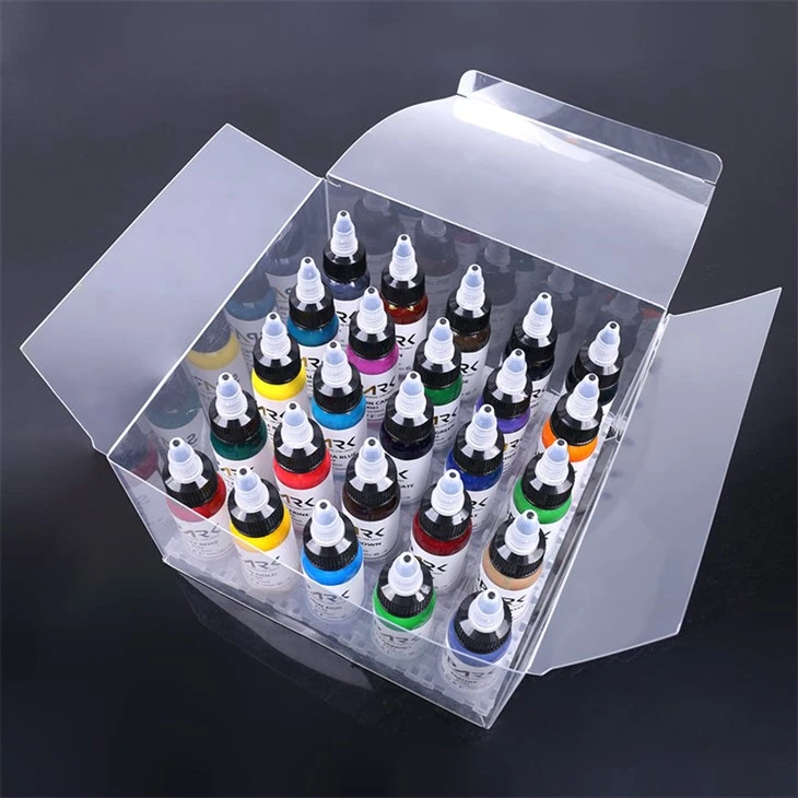 Juego de 25 colores Tinta de tatuaje ligera Spark Tinta de tatuaje original Negro