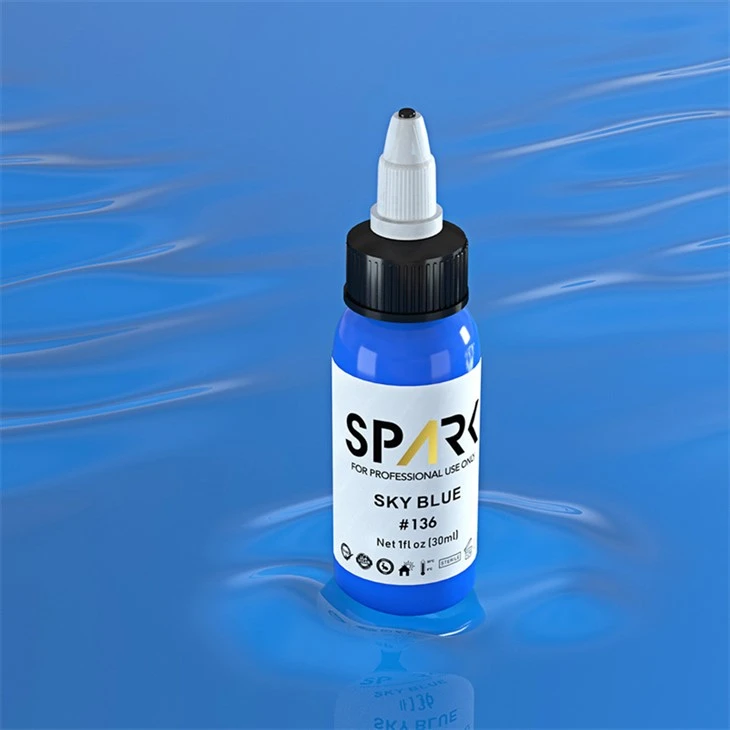 Juego de 25 colores Spark Tattoo Ink Tinta vegana para tatuajes Tinta para tatuajes 30ml Pigmentos