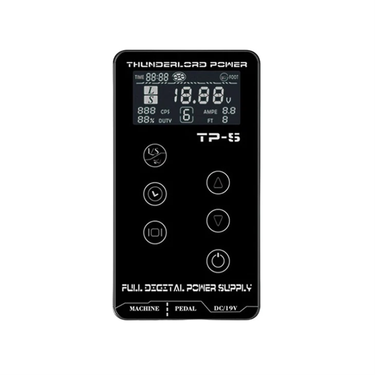 3-18V LCD Fuente de alimentación eléctrica Tatuaje digital