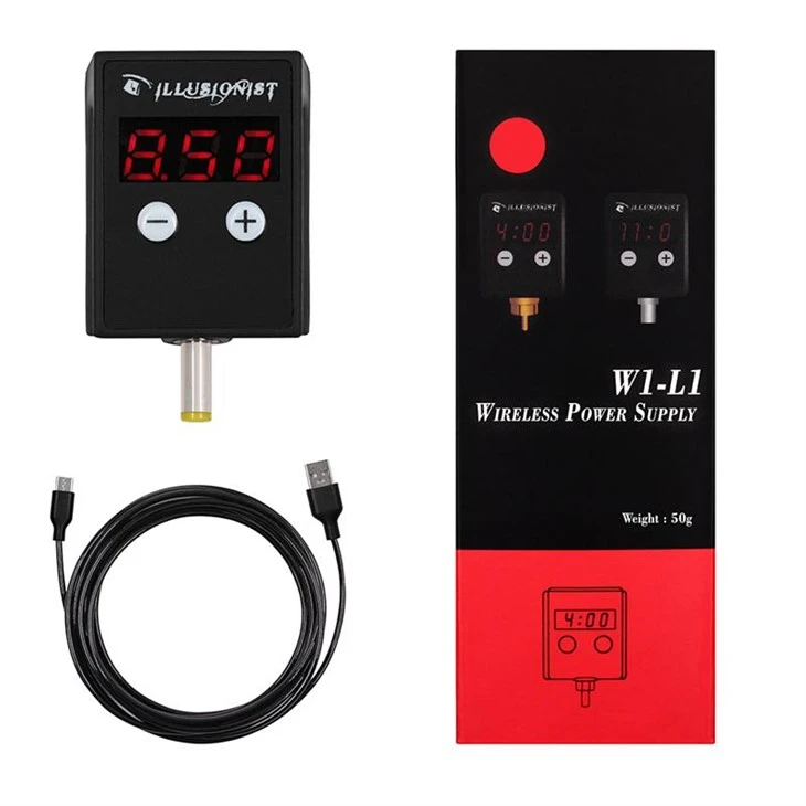Fuente de alimentación inalámbrica de 4V-11V Batería para tatuajes de 1500mAh