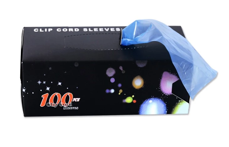 Fundas desechables para cordón con clip
