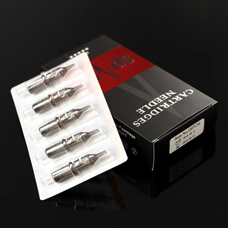 Aguja esterilizada disponible de la pluma del tatuaje de las agujas del tatuaje del cartucho