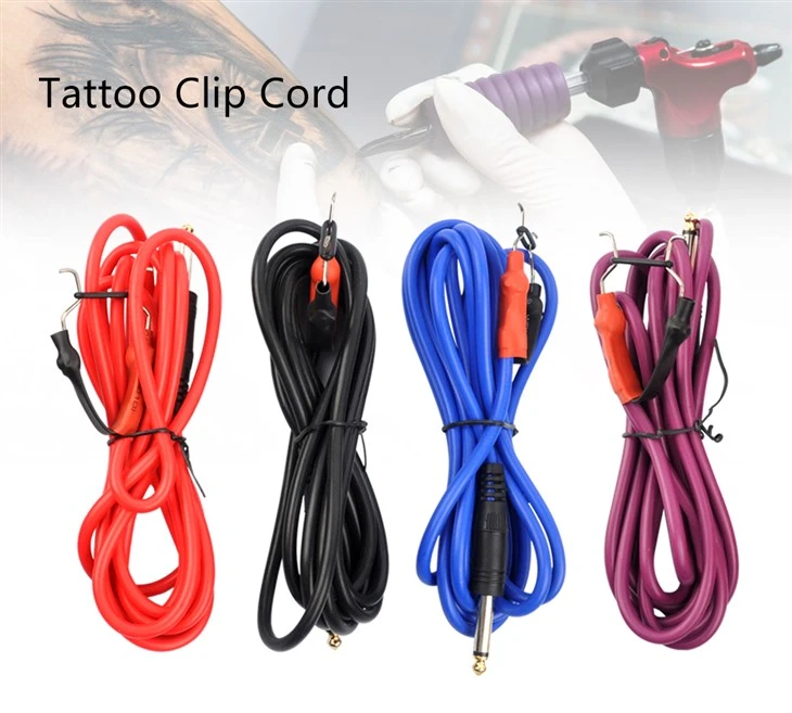 Cable de clip de tatuaje seguro y duradero