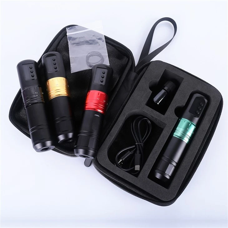 Gran oferta, máquina de tatuaje inalámbrica de 134mm, máquina de pluma para tatuaje, chispa