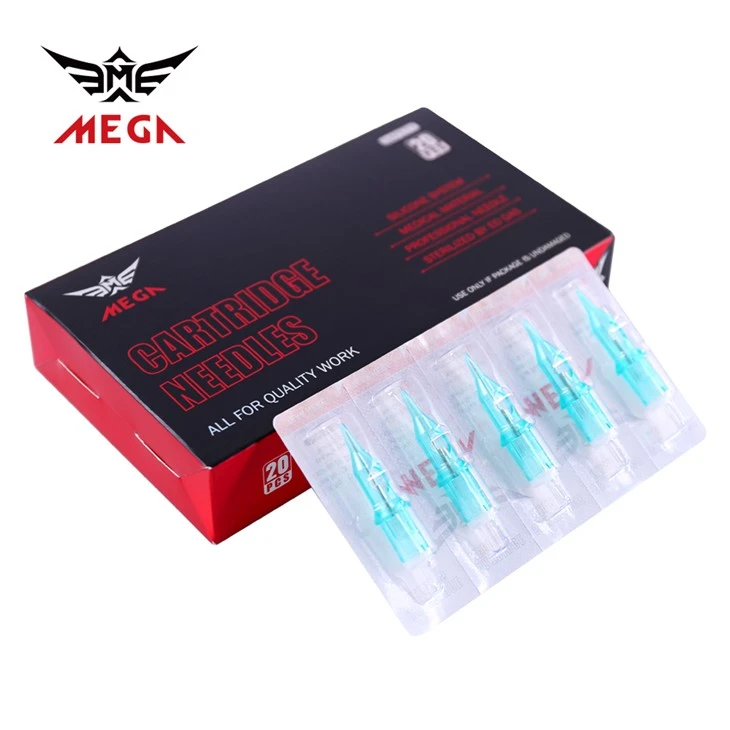 Mega Extra Tight Liner Cartuchos de agujas para tatuajes Cartuchos de agujas con textura