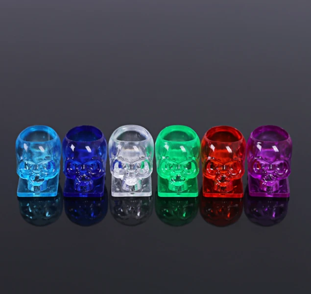 Vasos de tinta para tatuaje de calavera de cristal Spark