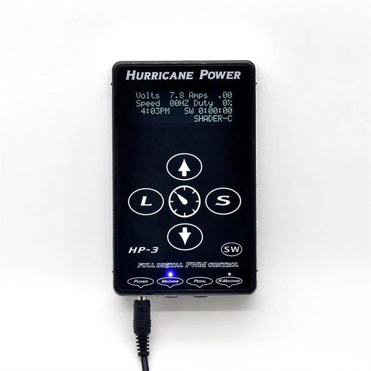 Fuente de alimentación Tatuaje Fuente de alimentación para tatuajes Mini LCD Suministros para tatuajes