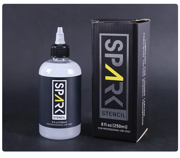 Tinta profesional de la plantilla del tatuaje de la crema de la transferencia del tatuaje de 8oz 250ml