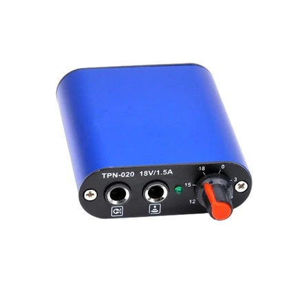 Mini fuente de alimentación para tatuajes de 18 V para tatuadores