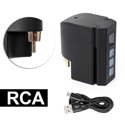 Batería inalámbrica para tatuajes con fuente de alimentación para tatuajes RCA de 2400 mAh