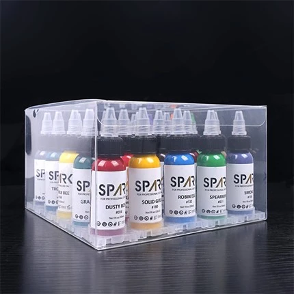 Juego de 25 colores, tinta de tatuaje profesional, juego de tinta de tatuaje Spark de Color