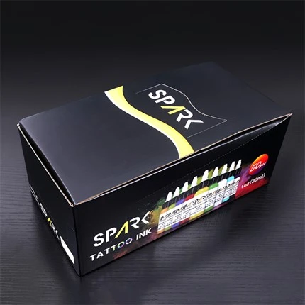 50 juegos de colores Spark Tattoo Ink Set Color de tinta de tatuaje profesional