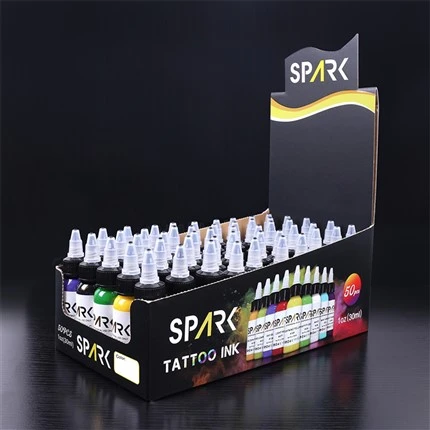 50 juegos de colores de tintas para tatuajes a granel Tattoo Ink Spark Original