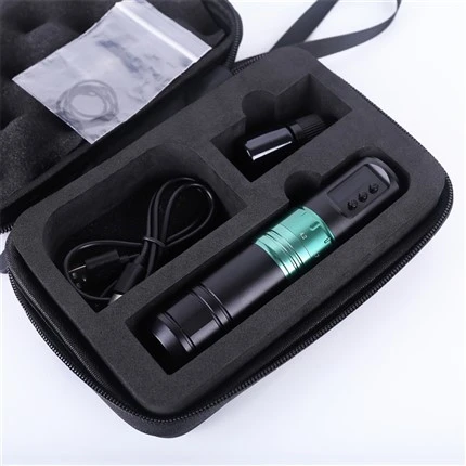 Máquina de tatuaje con motor sin escobillas, pluma de tatuaje con chispa, máquina de tatuaje inalámbrica