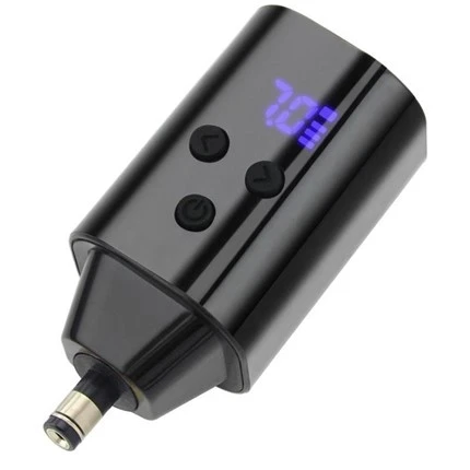 Fuente de alimentación inalámbrica de alta calidad para tatuajes, batería 5V 1500mA RCA/DC