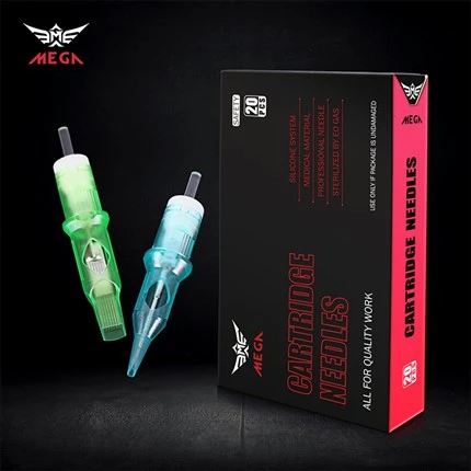 Cartuchos de agujas de tatuaje de seguridad de mega esterilización