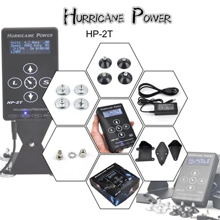 Power Tattoo Hurricane Hand Touch Tattoo Fuente de alimentación