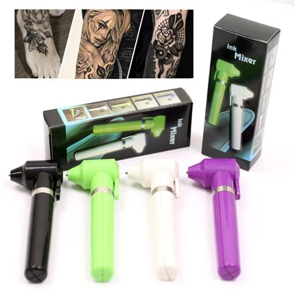 Mezclador de tinta de tatuaje multifuncional de 4 colores