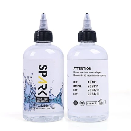 8OZ 240ML Spark Tattoo Solución humectante Spark Tattoo Solución de mezcla Spark Tattoo Ink