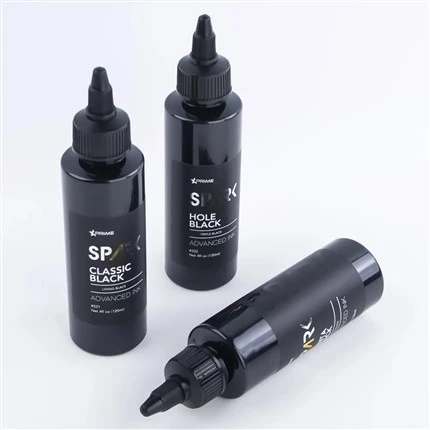 Tinta de tatuaje con luz negra, Triple negro, 8OZ, agujero negro, serie de tinta negra, tinta para tatuaje Spark, juego de tinta para tatuaje