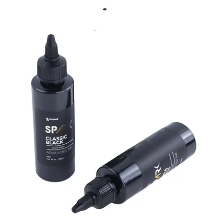 Tinta de tatuaje negra Forro negro clásico de 4 OZ Serie de tinta negra Tinta de tatuaje Spark Tinta de tatuaje Luz negra