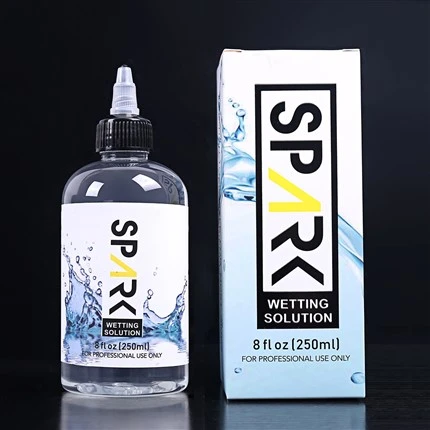 Solución humectante profesional para tatuajes Spark, 240ML, 8OZ, solución para mezclar tatuajes Spark, tinta para tatuajes