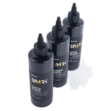 Vanta Black 8OZ 4OZ Super Black Ink Series Spark Tattoo Ink Juego de tinta para tatuaje profesional