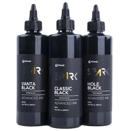 240 ml de pigmento Body Skin Tattoo Black Color